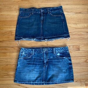 GAP & American Eagle Denim Mini Skirts